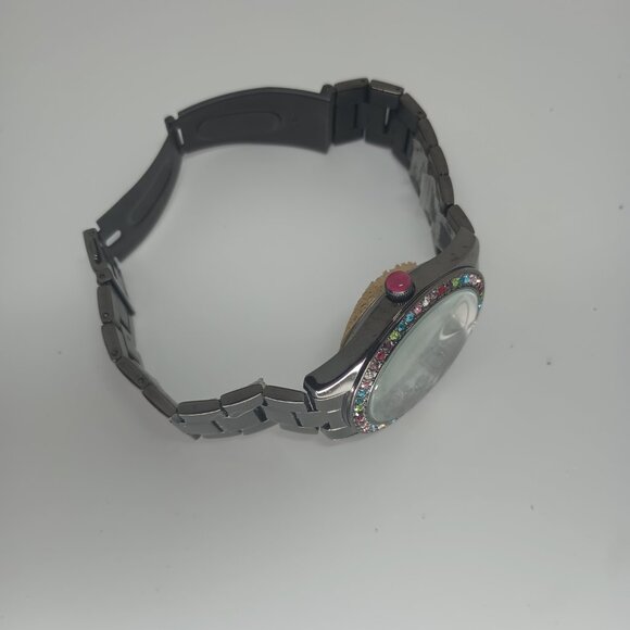 Betsy Johnson Rainbow Crystal Watch.
